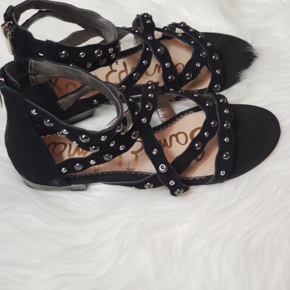 NEW Sam Edelman Daya studded suede sandal - Picture 5 of 7